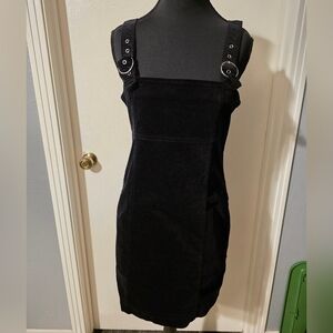 Forever 21 Black Corduroy Dress Size M